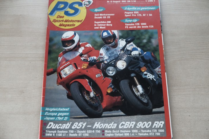 PS Sport Motorrad 08/1992